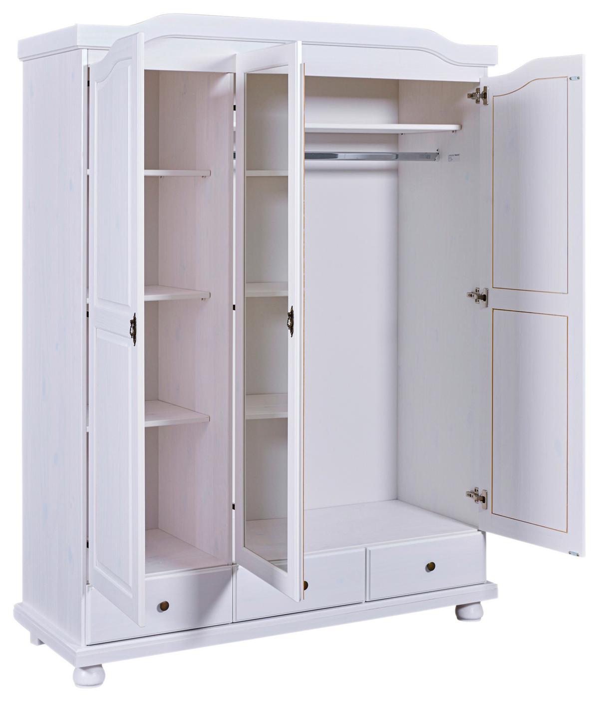 Einzelzimmer Vilmar Kappl Weiß 2-teilig - Weiß, MODERN, Holz - MID.YOU