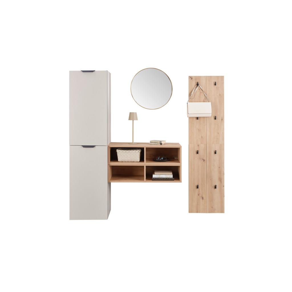 Garderobe Ciao Kaschmir/Eiche Dekor 3-tlg