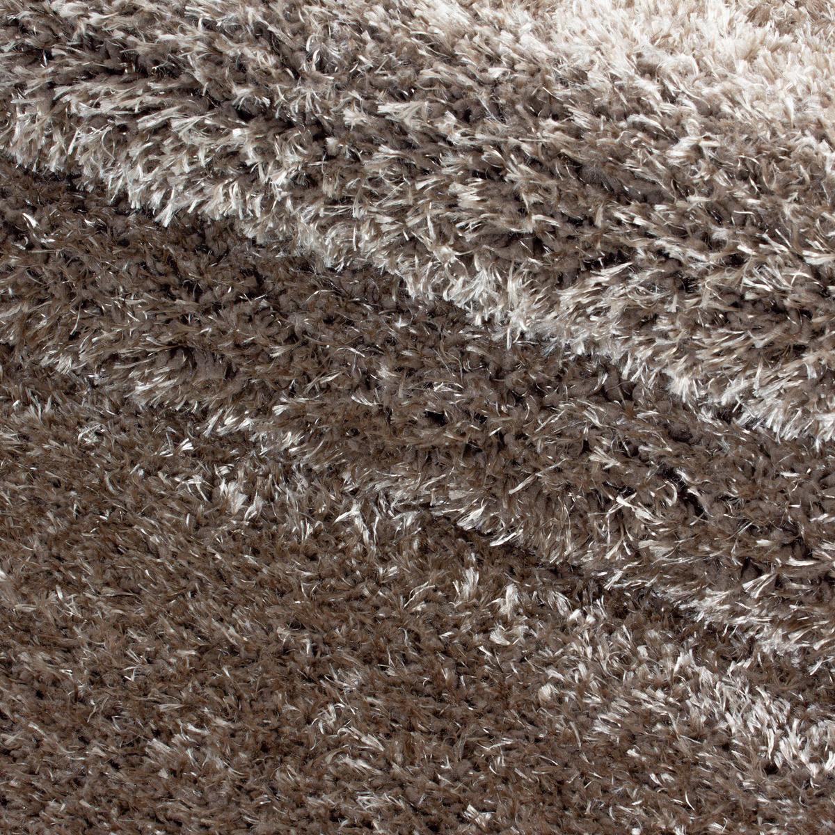Koberec s vysokým vlasem BRILLIANT 120x170cm - šedohnědá, Basics, textil (120/170cm) - Novel