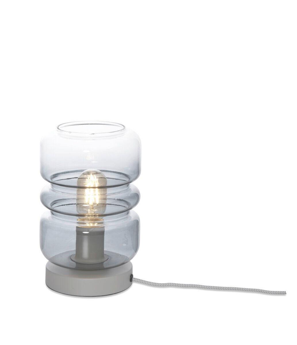 Tischleuchte Verona - Hellgrau, Trend, Glas (15/23cm) - It's about Romi