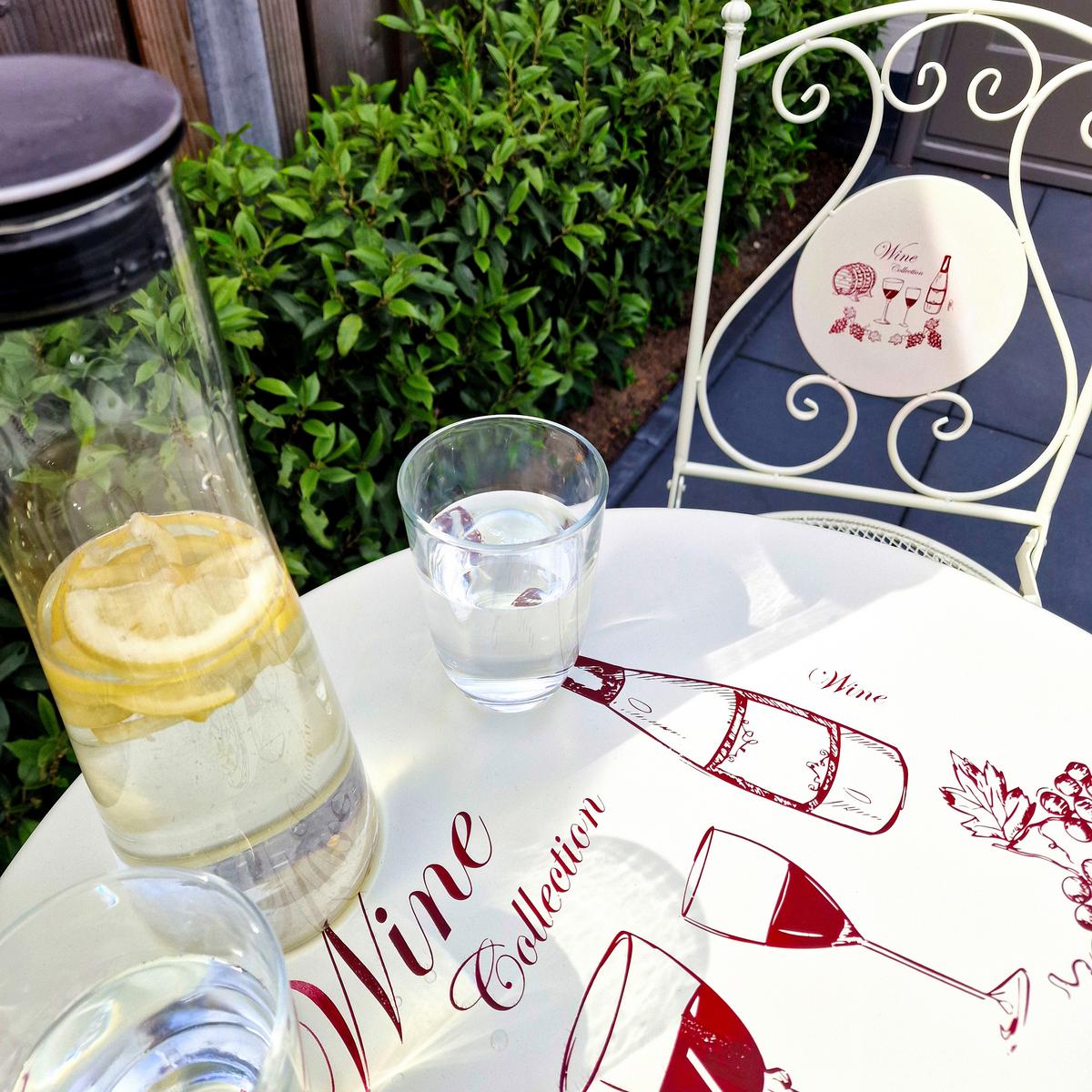 Gartenset Maxime Wein - Creme, Basics, Metall (60/74cm) - Ambia Garden