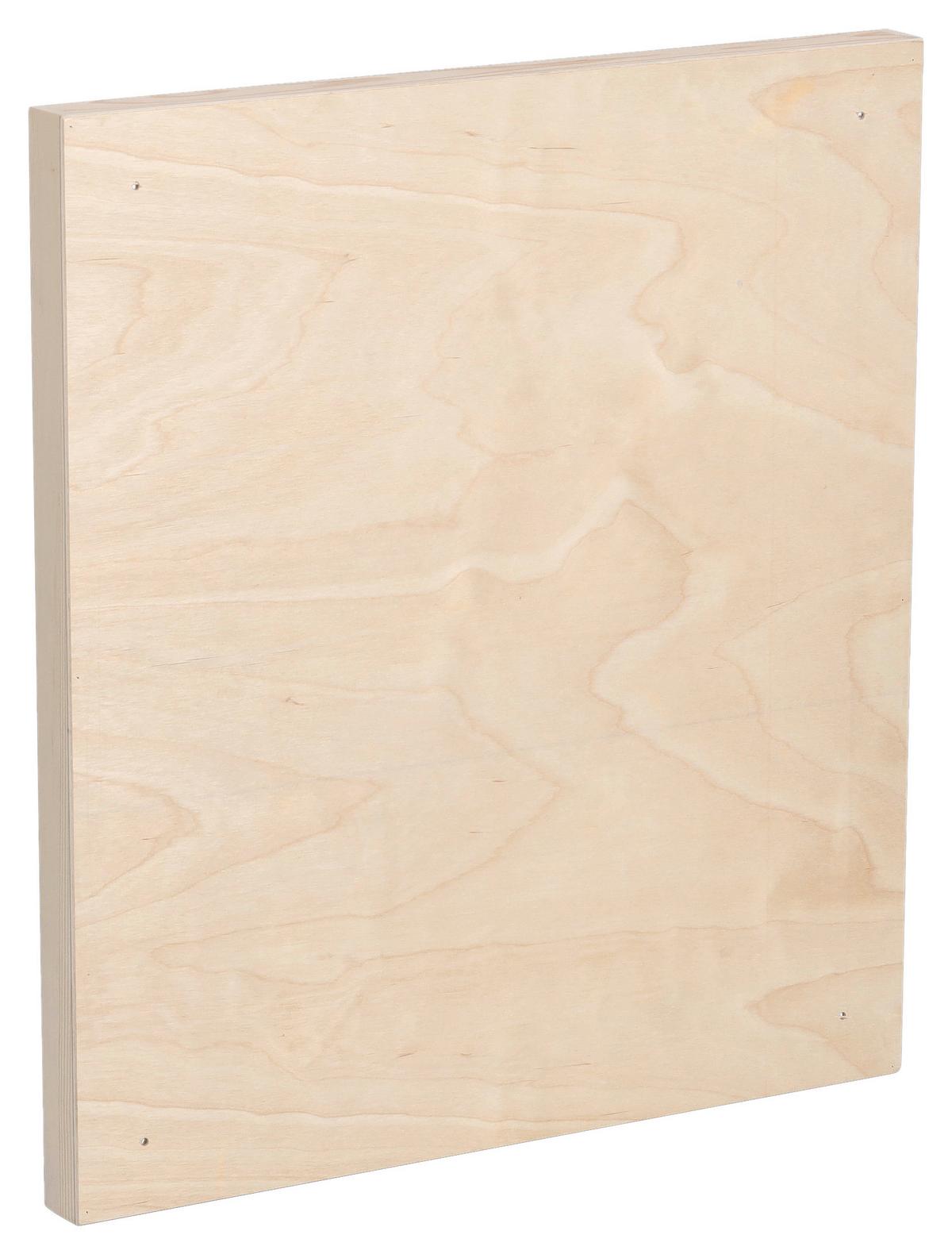 Wandregal Setzkasten Naturfarben - Naturfarben, Basics, Holz (52/46/35cm) - Zeller Present