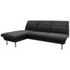 Ecksofa Looks Ix - Anthrazit/Schwarz, Design, Textil (168/214cm) - LOOKS by W.Joop