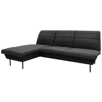 Ecksofa Looks Ix - Anthrazit/Schwarz, Design, Textil (168/214cm) - LOOKS by W.Joop
