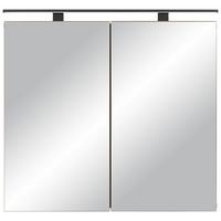 ZRCADLOVÁ SKŘÍŇKA LYNN -EXKLUSIV- - Moderní, kompozitní dřevo (80/71/18cm) - Premium Living