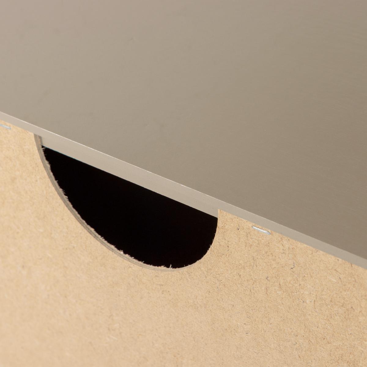 Kommode Gunnar Schlammfarben B: 94 Cm - Schlammfarben/Schwarz, Design, Holz (94/93/52cm) - Livetastic