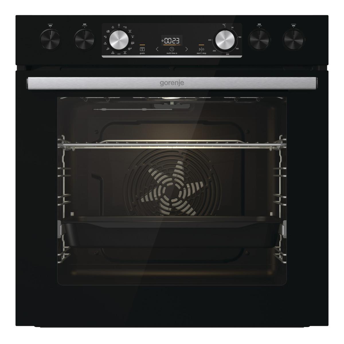 встраиваемый электрический духовой шкаф gorenje bos6737e13bg black