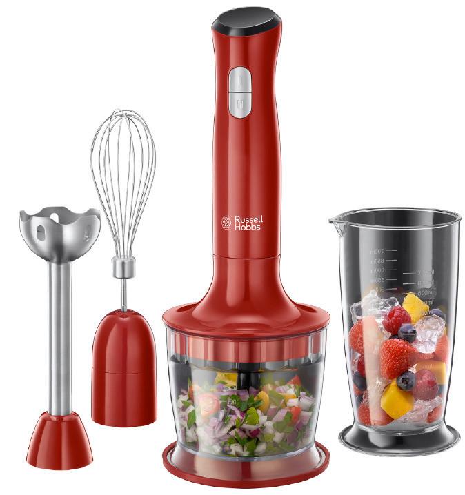 Stabmixer-Set Desire 3in1 - Rot, Basics, Kunststoff (8,9/41,3/6,4cm) - Russell Hobbs