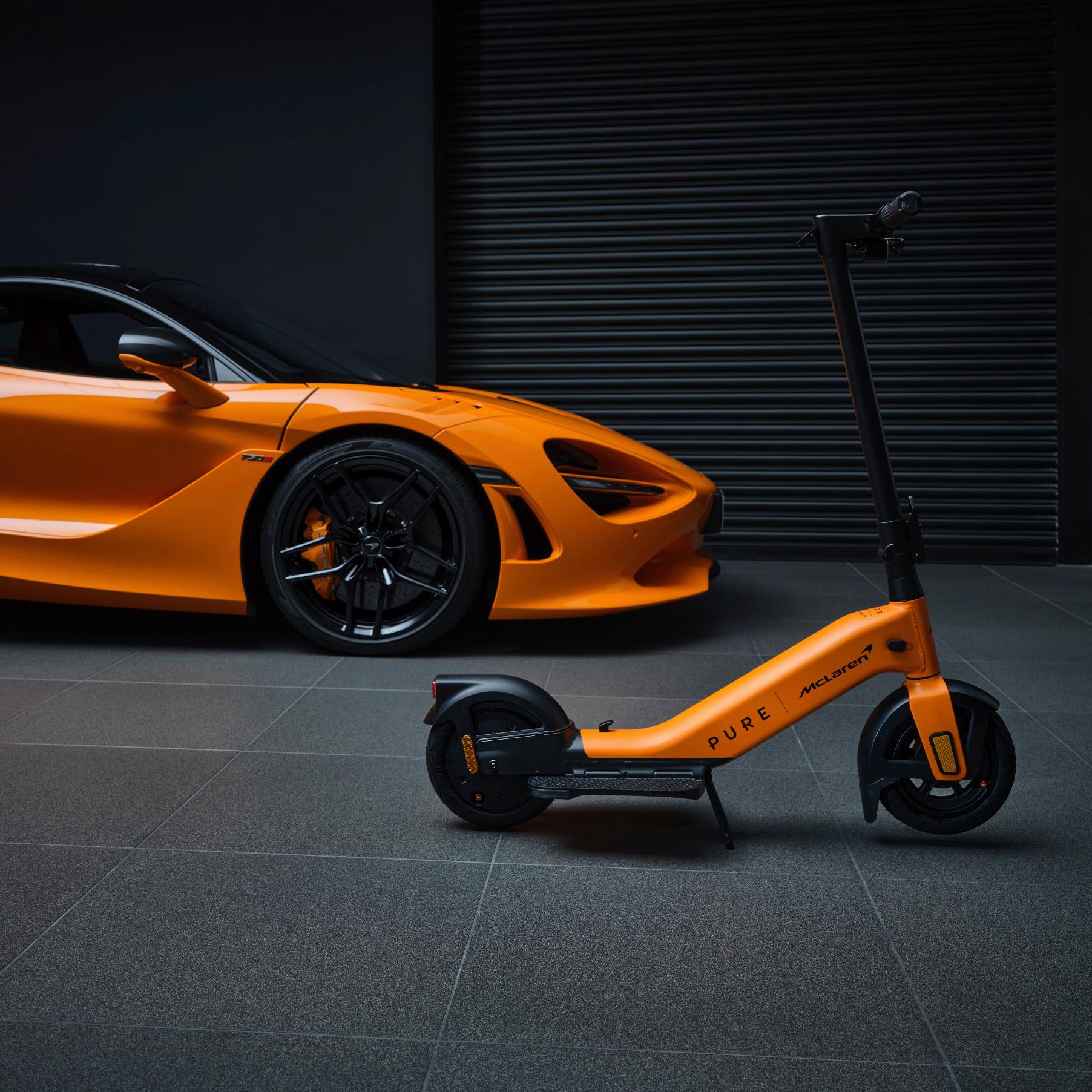 Elektroscooter CS-PURE-ADV-MCL -PA, StVO Konform - Orange, Basics, Metall (60/108/104cm)