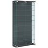 Vitrine Relas Anthrazit B: 59 Cm - Transparent/Anthrazit, Design, Glas/Holzwerkstoff (59/114/17cm) - MID.YOU