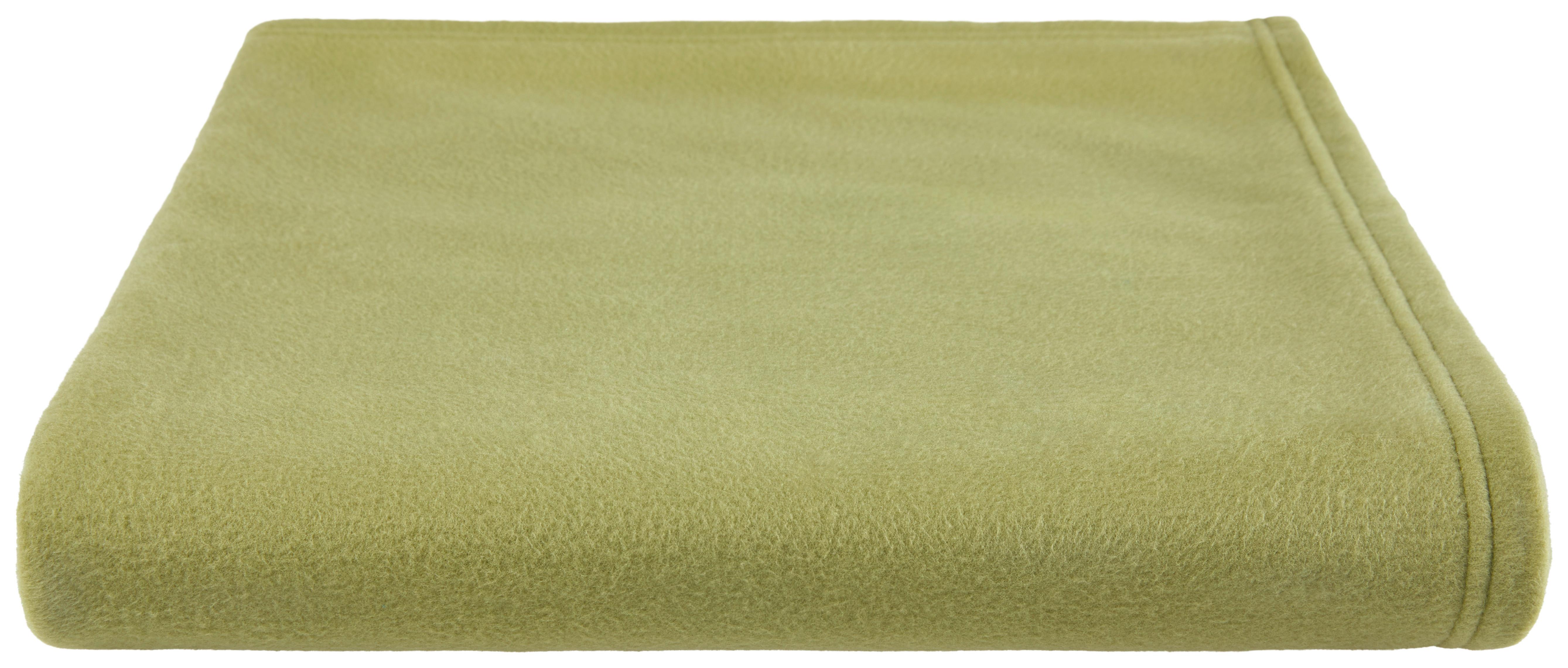Pléd Isabell - olívazöld, Modern, textil (150/200cm) - Luca Bessoni