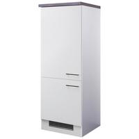 Skříňka na spotřebiče Neo bílá - bílá/barvy nerez oceli, Moderní, kov/kompozitní dřevo (60/162/57cm) - FlexWell