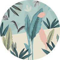 Fototapete Pale Leaves - Multicolor, Trend (125cm)
