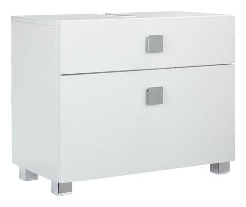 Waschbeckenunterschrank Quadra B: 65 cm Weiß