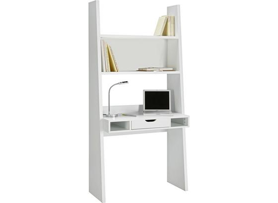 Písací Stôl Pisa Biela - biela, Moderný, kompozitné drevo (90/186/46cm) Písací Stôl Pisa Biela - biela, Moderný, kompozitné drevo (90/186/46cm)