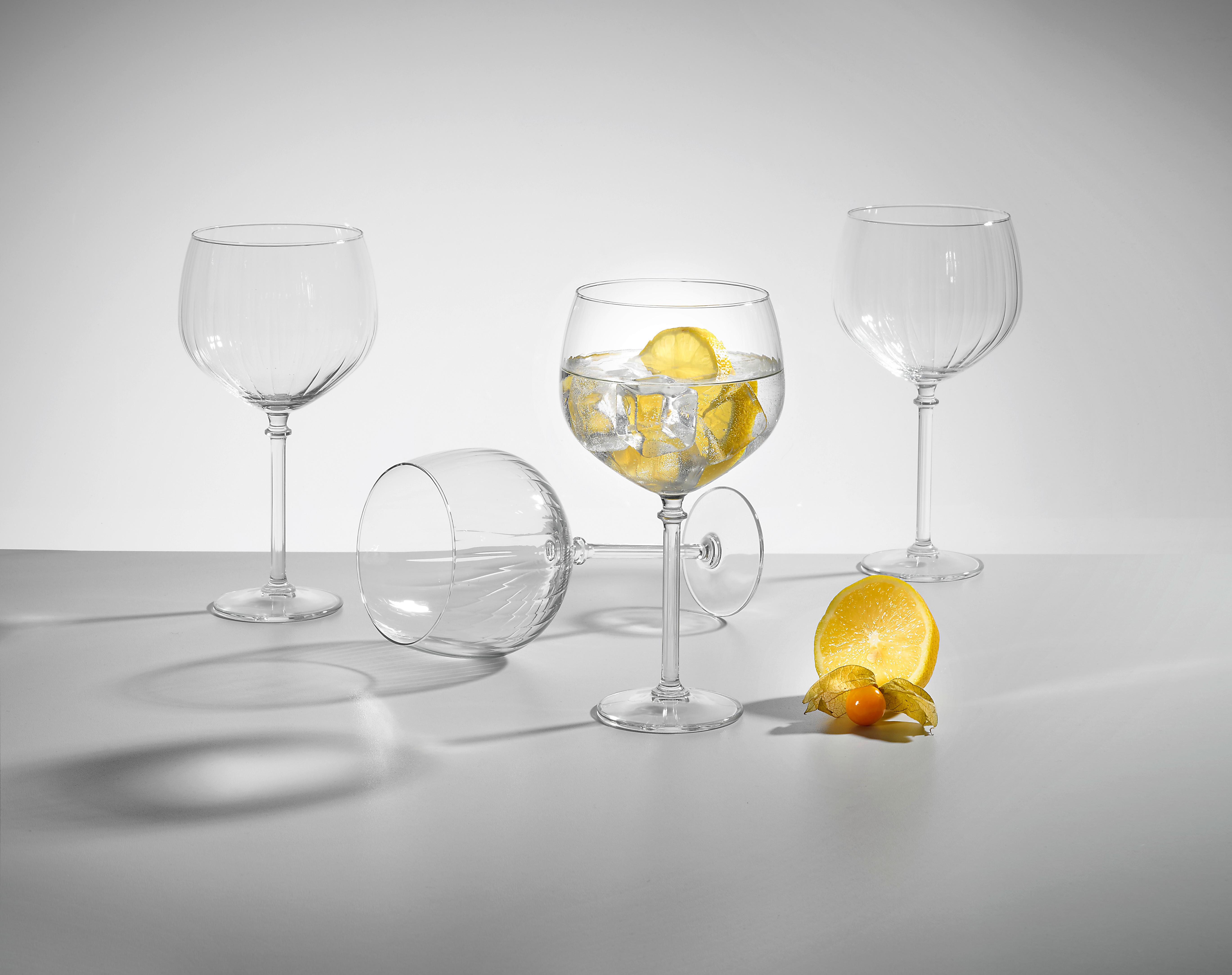 Sada pohárov GIN - číra, Modern, sklo - Mömax