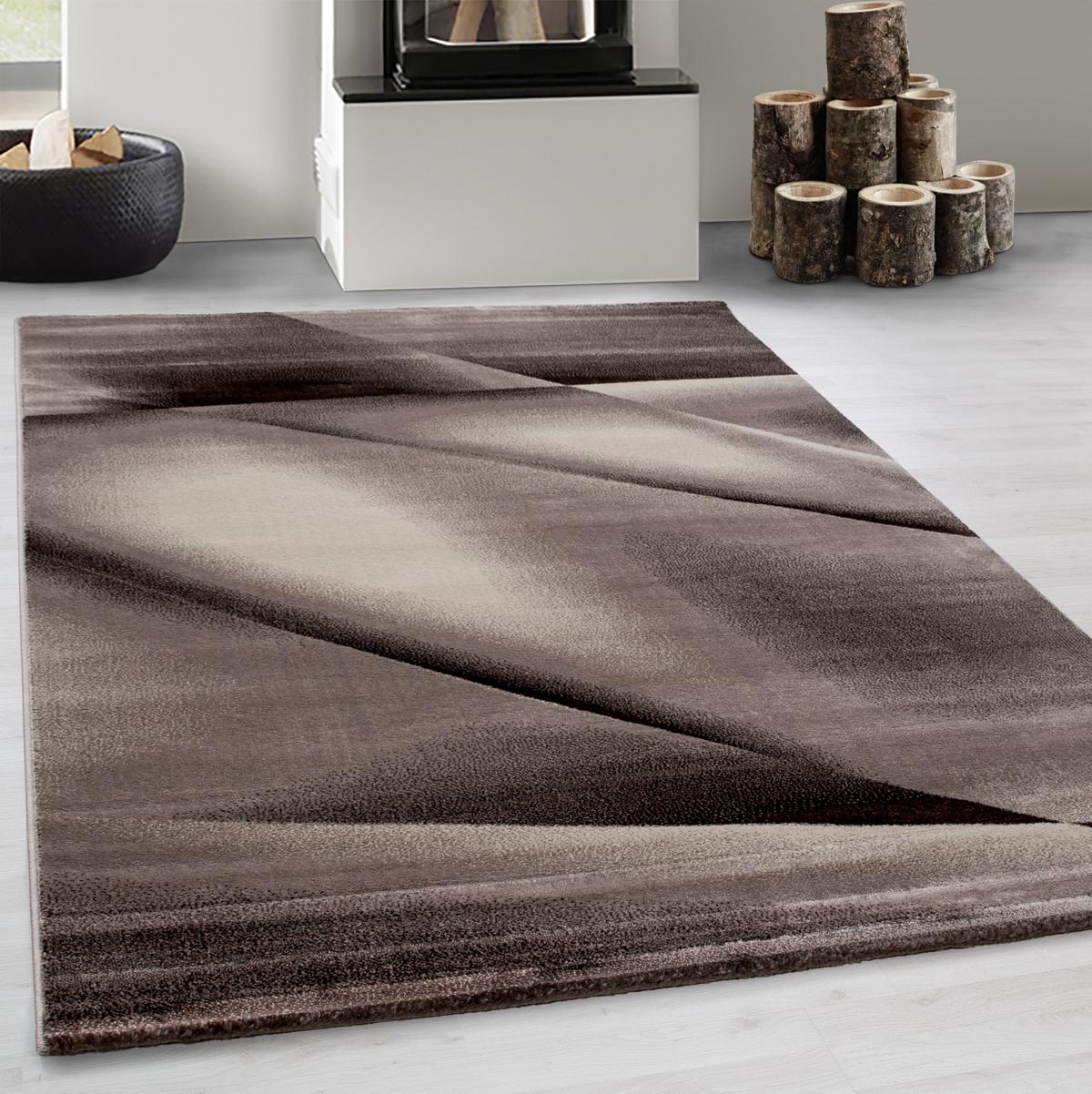 Webteppich Braun Naturfaser Abstrakt Miami 200x290 cm - Braun, Trend, Textil (200/290cm)