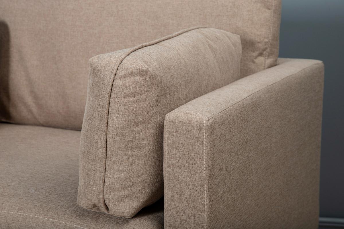 Sessel Boom - Hellbraun/Schwarz, Design, Kunststoff/Textil (110/84/86cm) - Livetastic