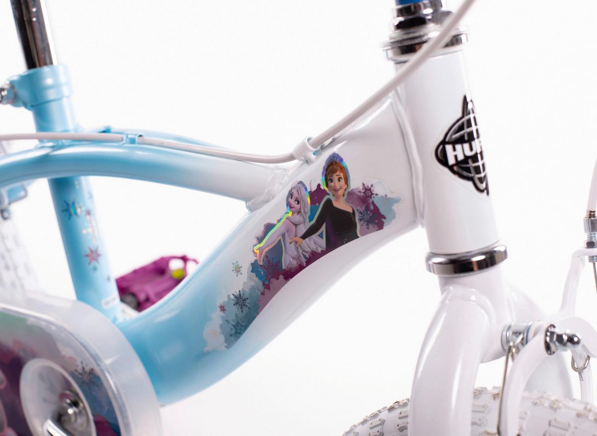 Kinderfahrrad 14 Zoll Huffy Disney Frozen Inkl. Stützräder - Hellblau, Basics, Kunststoff/Metall (54/74/97cm)
