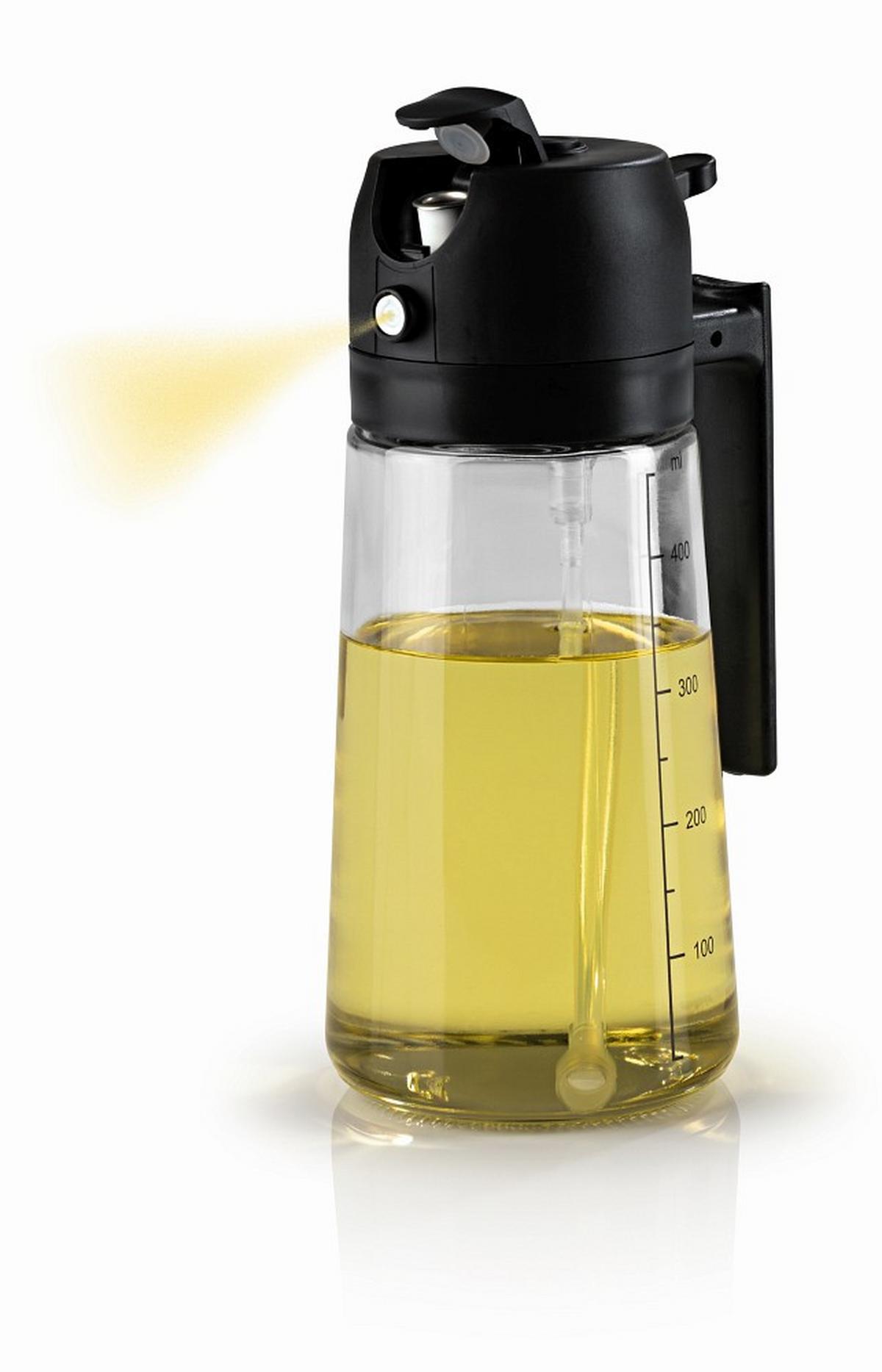 ÖLSPRÜHER GOURMETMAXX-470ML - Transparent, KONVENTIONELL, Glas/Kunststoff