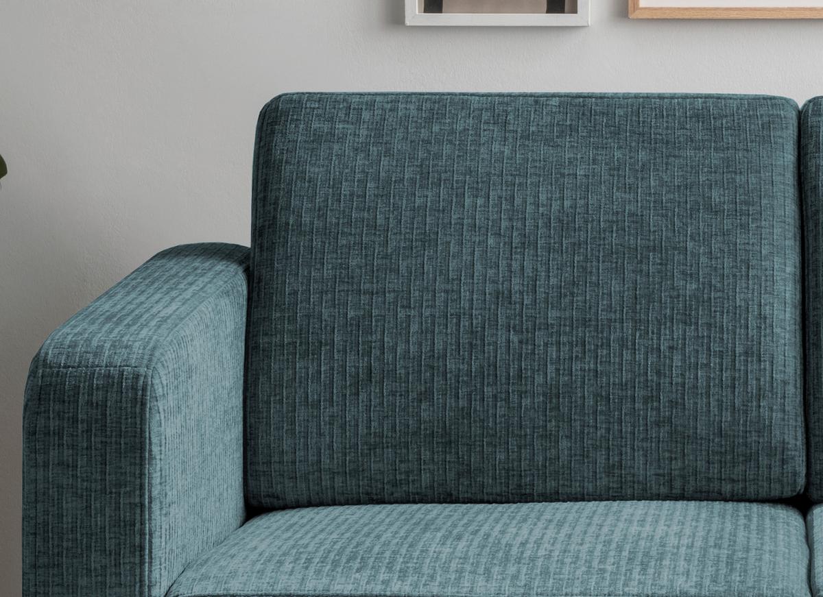Schlafsofa Mia Mikrofaser Türkis, B: 159 Cm - Türkis/Chromfarben, Basics, Textil (159/88/87cm) - Livetastic