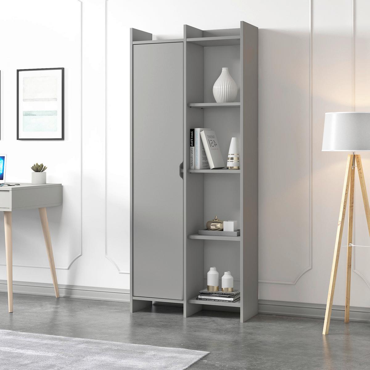 Regal Offer Grau B: 70 Cm - Grau, Design, Holzwerkstoff (70/180/30cm) - Livetastic