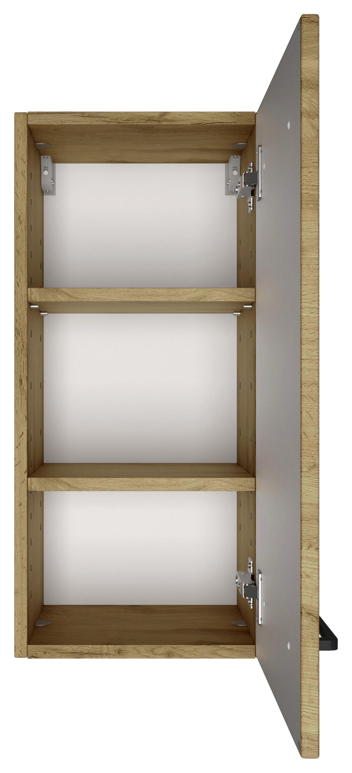 Hängeschrank Manchester B: 30 Cm Eiche Wotan Dekor - Eichefarben, MODERN, Holzwerkstoff (30/64/20cm) - Held