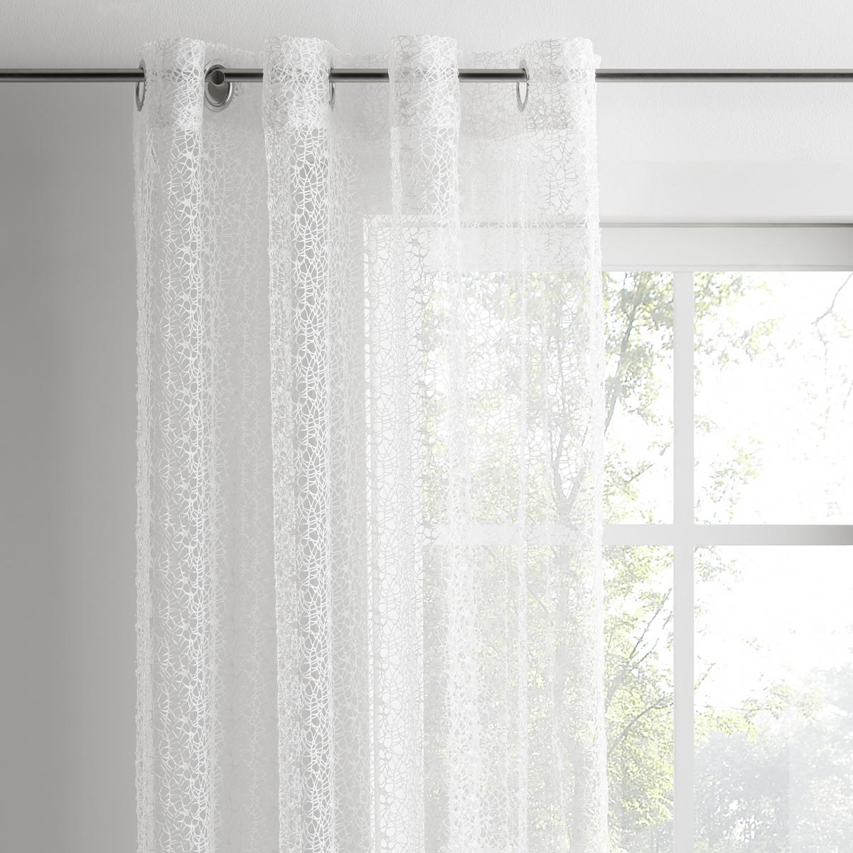 ZÁVES S OČKAMI ASTRID - biela, Modern (140/245cm) - Modern Living