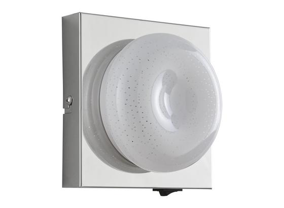 Led Nástenná Lampa Pete - chrómová, Romantický / Vidiecky, kov/plast (14/14cm) - Mömax modern living Led Nástenná Lampa Pete - chrómová, Romantický / Vidiecky, kov/plast (14/14cm) - Mömax modern living