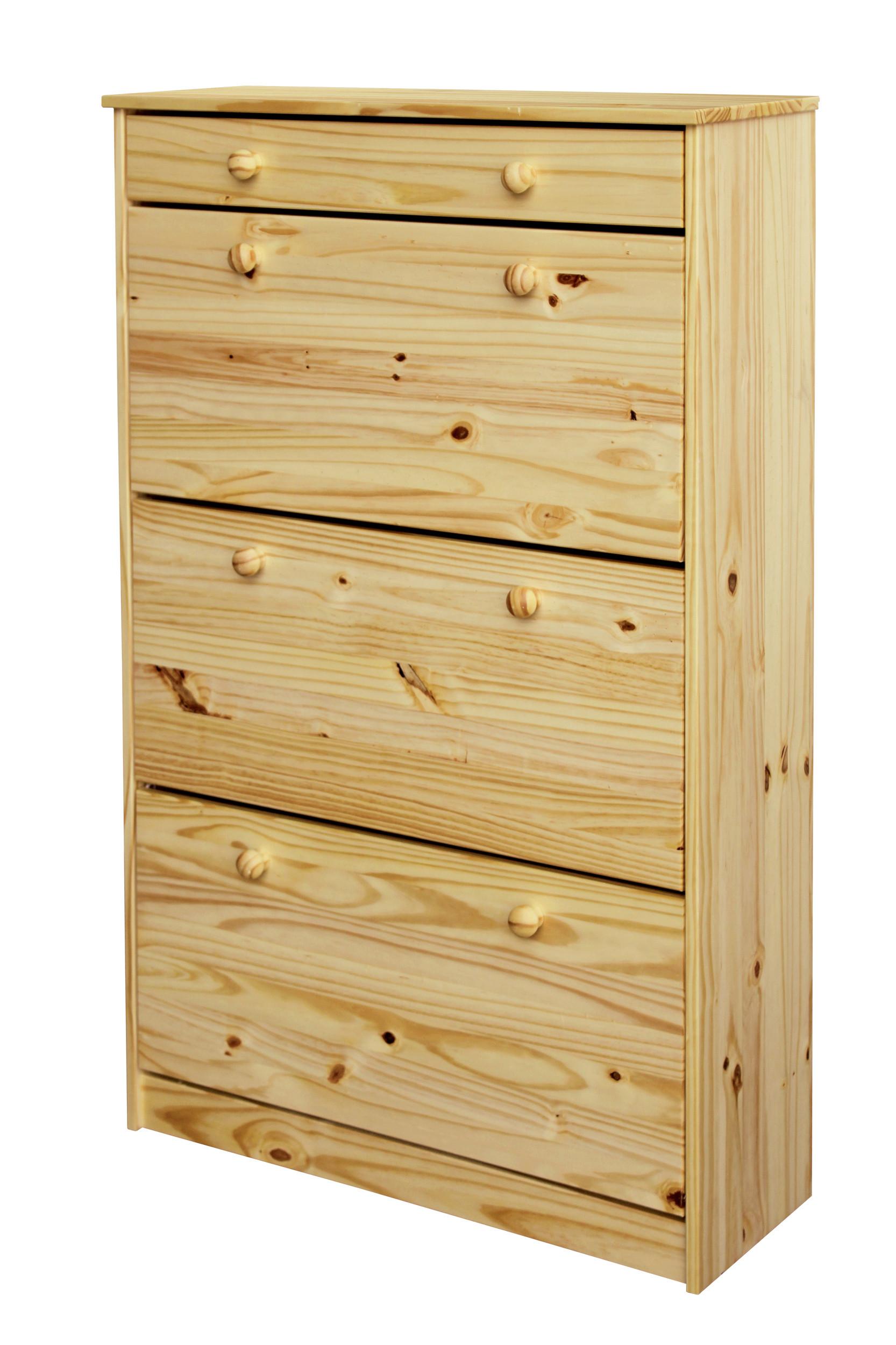 Schuhkipper Naturfarben B: 80 Cm - Naturfarben, Natur, Holz (80/128/27cm) - Livetastic