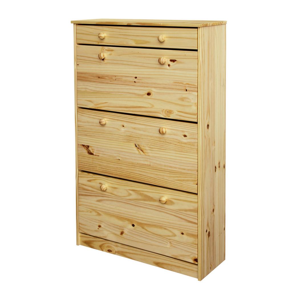 SCHUHSCHRANK Naturfarben B: 80cm