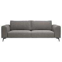 4-Sitzer-Sofa Seul Dunkelgrau - Dunkelgrau/Schwarz, Design, Holz/Textil (302/87/88cm) - MID.YOU