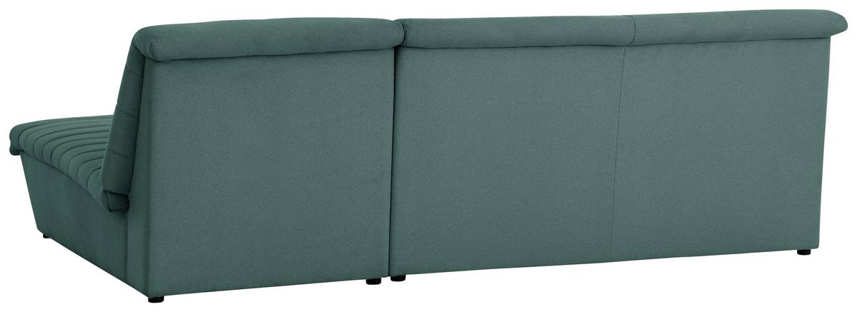 Ecksofa Looks Viii - Schwarz/Grün, Design, Textil (274/168cm) - LOOKS by W.Joop