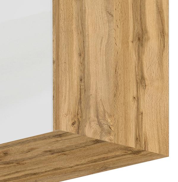 Nadstavec Na Skriňu K 1-Dverovej Skrini, Dub Wotan - farby duba/biela, Moderný, kompozitné drevo/plast (47/39/54cm)