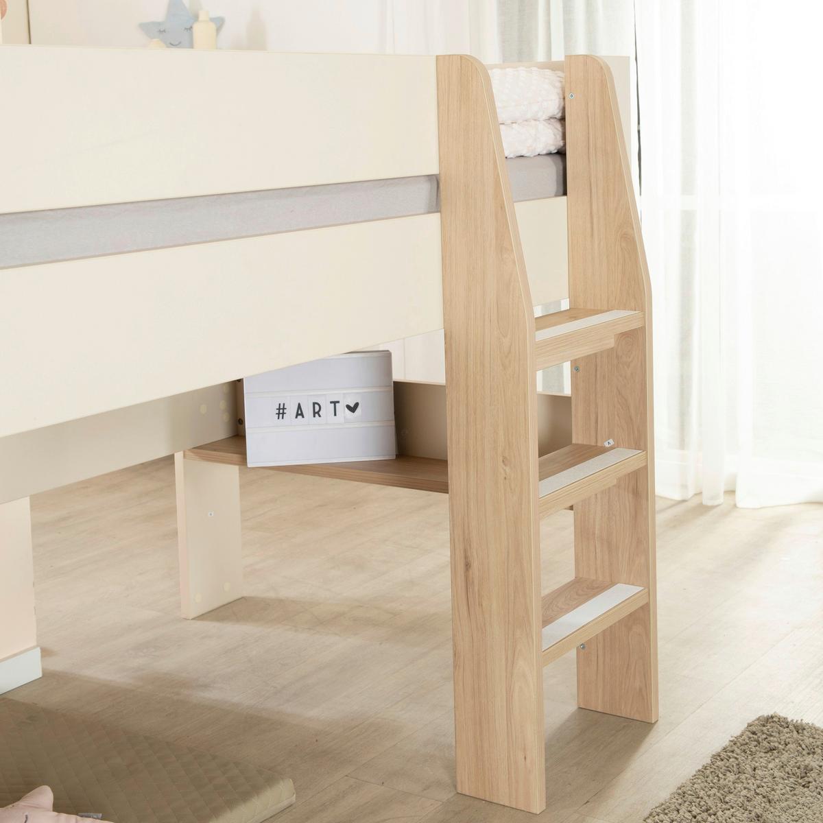 Umbaubett Flexi Grow Kurz Kashmir - Kaschmir, KONVENTIONELL, Holzwerkstoff (206,5/117/113,5cm) - Roba