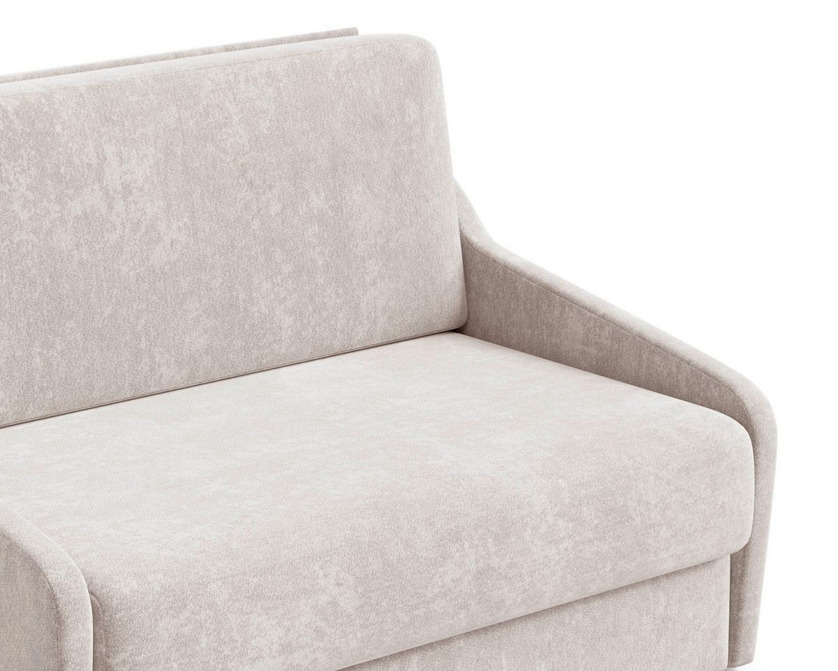 Schlafsofa Fly Beige, B: 136 cm - Beige/Creme, Design, Textil (136/86/113cm) - MID.YOU