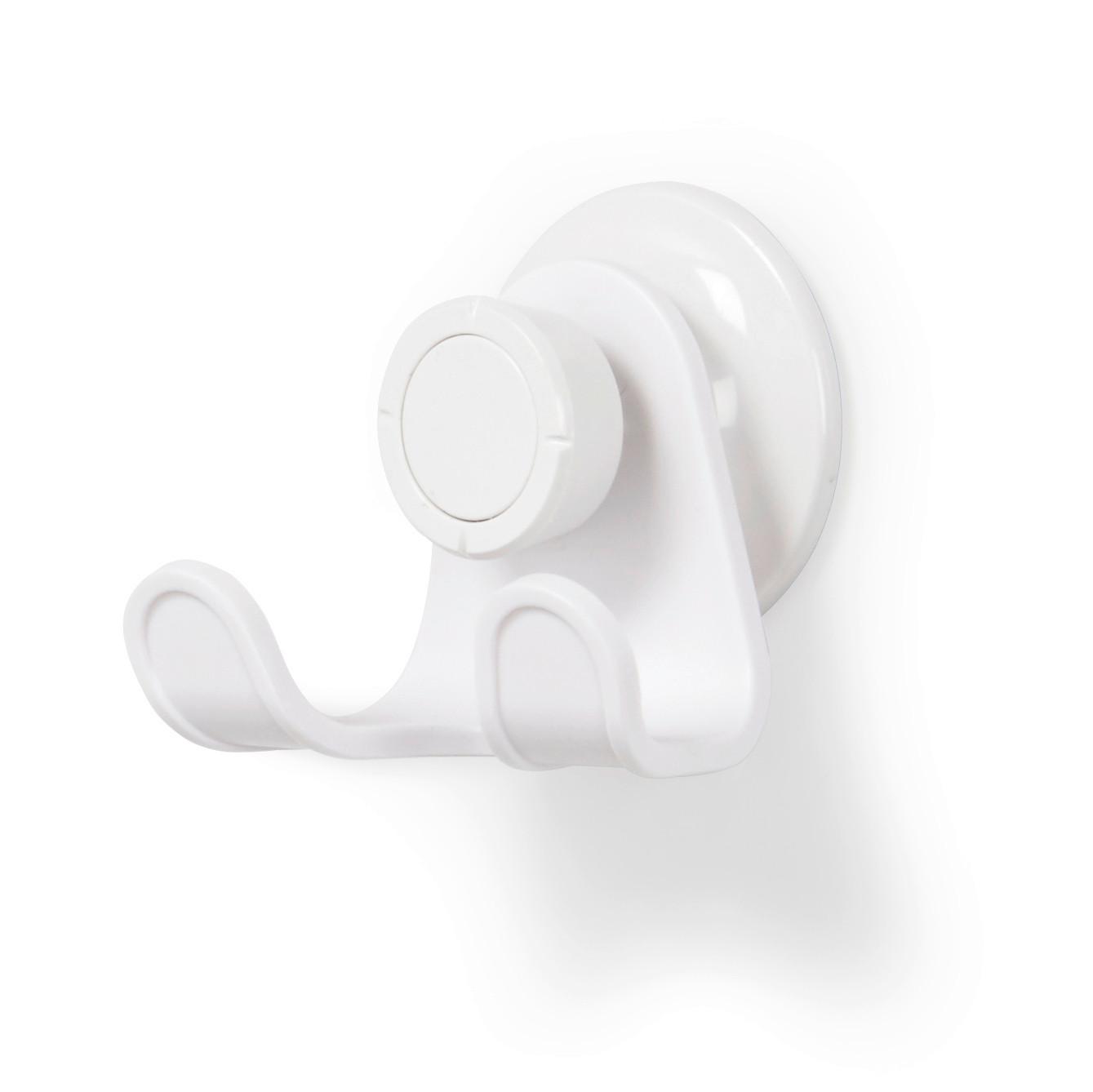 HÁČIK EASY - biela, Modern, plast (7,72/5,61/7,7cm) - Premium Living