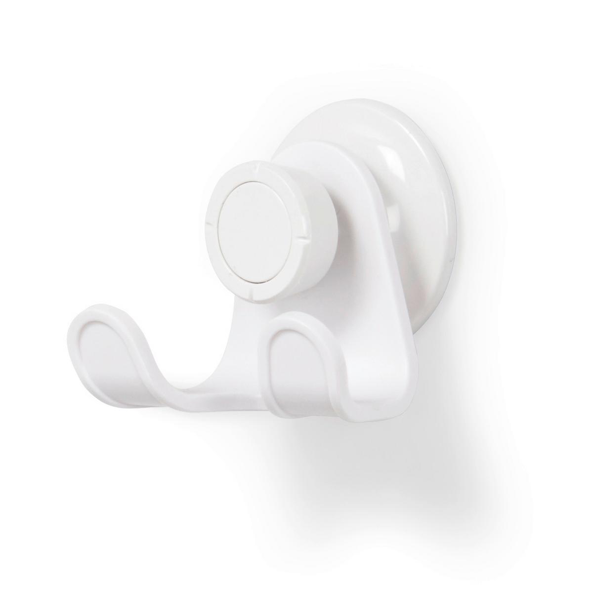 HÁČIK EASY - biela, Modern, plast (7,72/5,61/7,7cm) - Premium Living