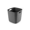 úložný košík SOFTEX KOSTKA - tmavosivá, Basics, plast (28/27/28cm) - Curver