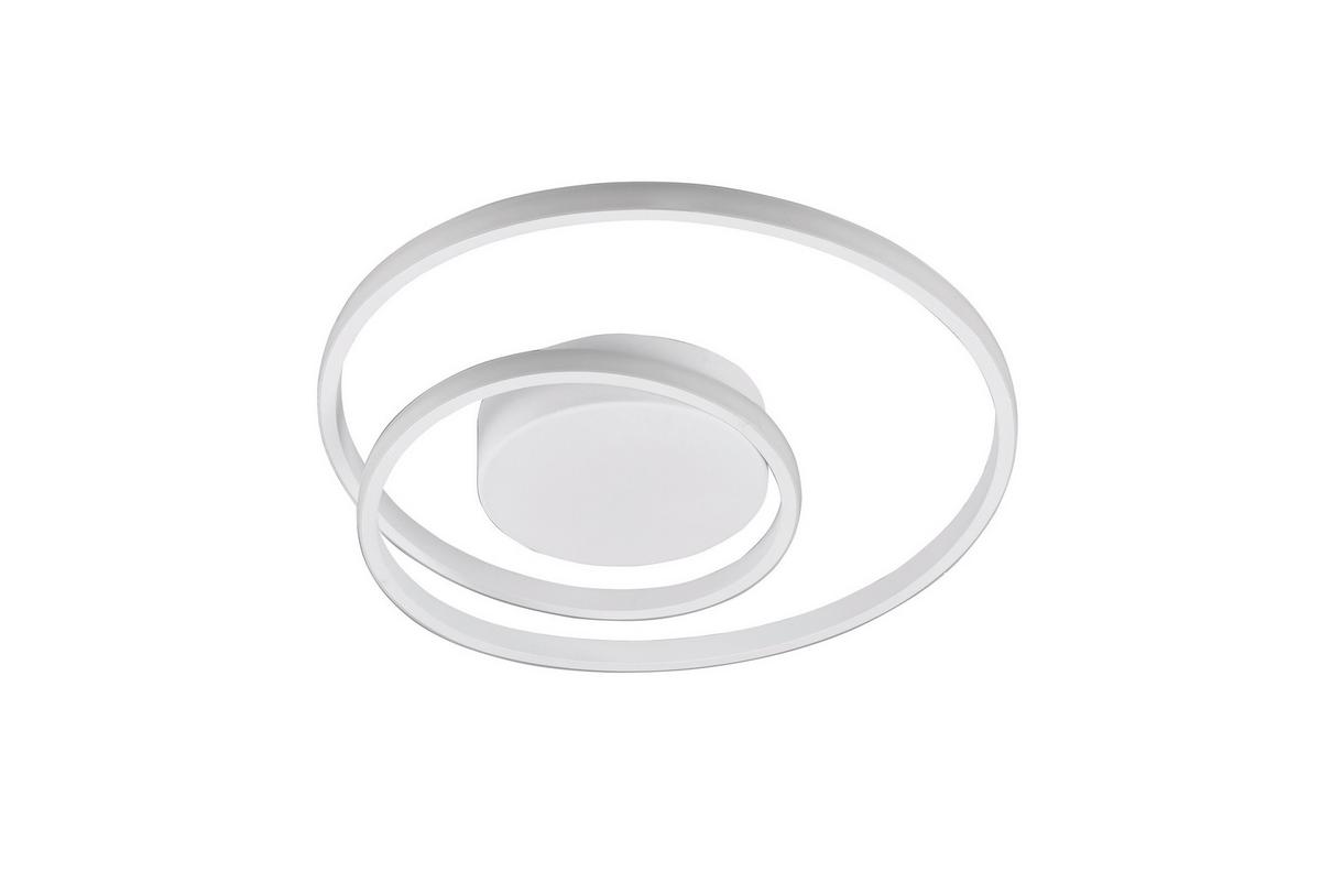 LED-Deckenleuchte Zibal Ø 39 cm, 4-Fach Schaltbar - Weiß, Basics, Metall (39/7cm)