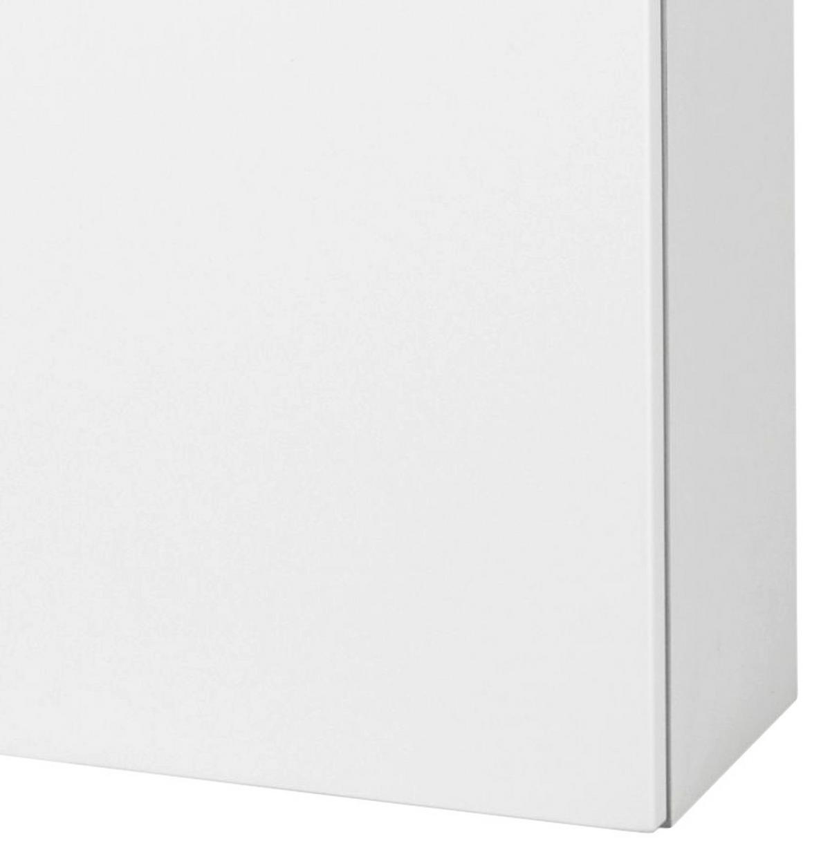 Hängeschrank Siena B: 40 cm Weiß Dekor Push-To-Open - Weiß, MODERN, Holzwerkstoff (40/65/20cm) - Held