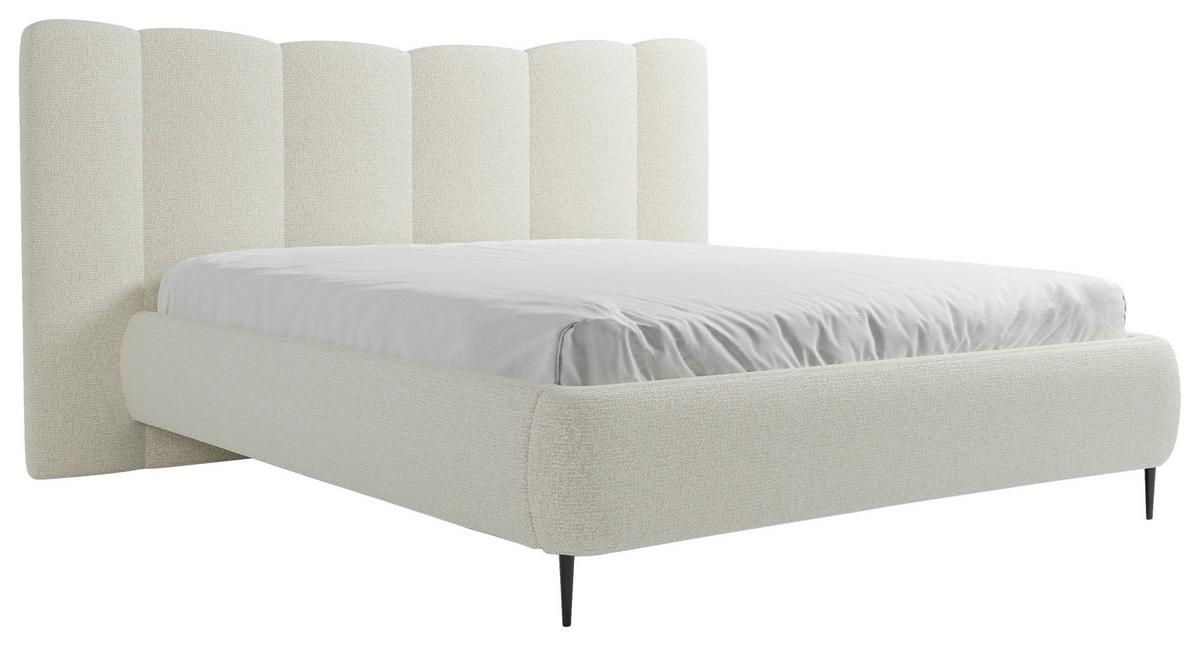 Polsterbett Nook 160x200 Cm Creme - Creme, MODERN, Holz/Holzwerkstoff (160/200cm) - MID.YOU