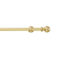 Vorhangstange Goldfarben, 185 cm - Goldfarben, KONVENTIONELL, Metall (185cm)
