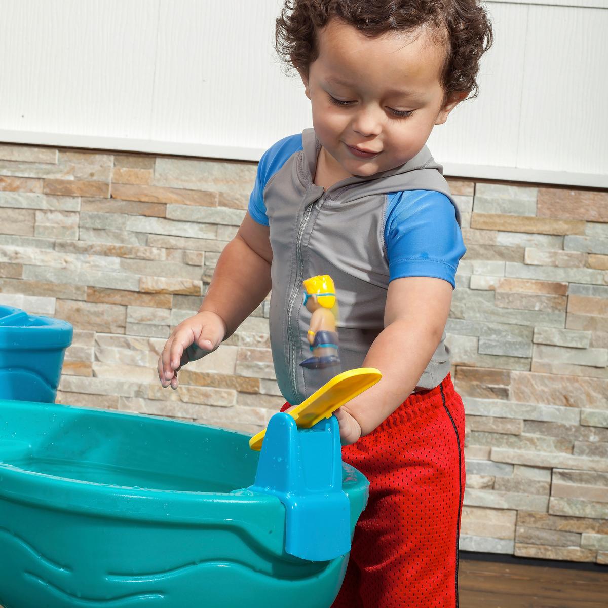 Wasserspieltisch Spill & Splash - Blau/Multicolor, KONVENTIONELL, Kunststoff (109,9/57,2/63,5cm) - Ambia Garden