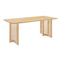 Stůl z masivu jasanu Novara 180x90 cm - barvy jasanu, Moderní, dřevo (180/90/76cm) - Bessagi Home