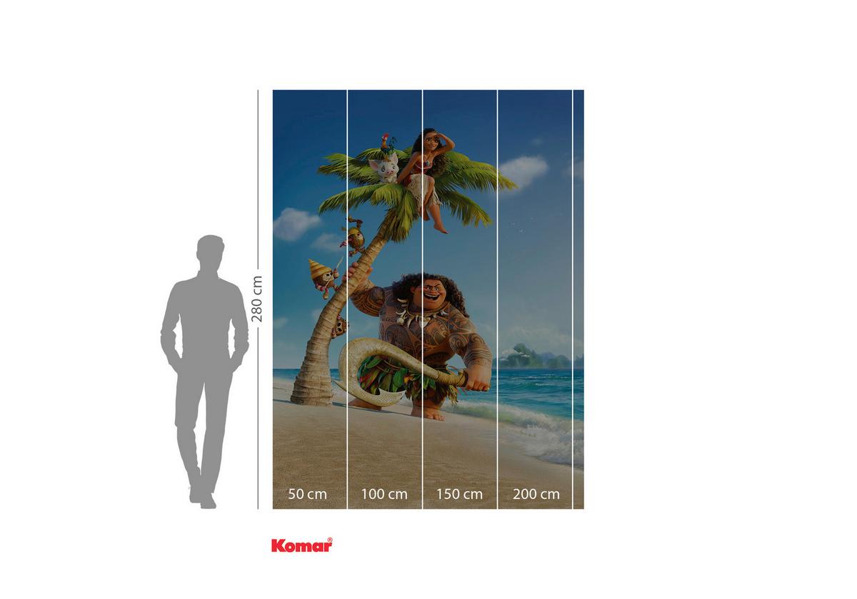 Vliestapete Moana And Maui - Multicolor, Basics (184/248cm) - Komar