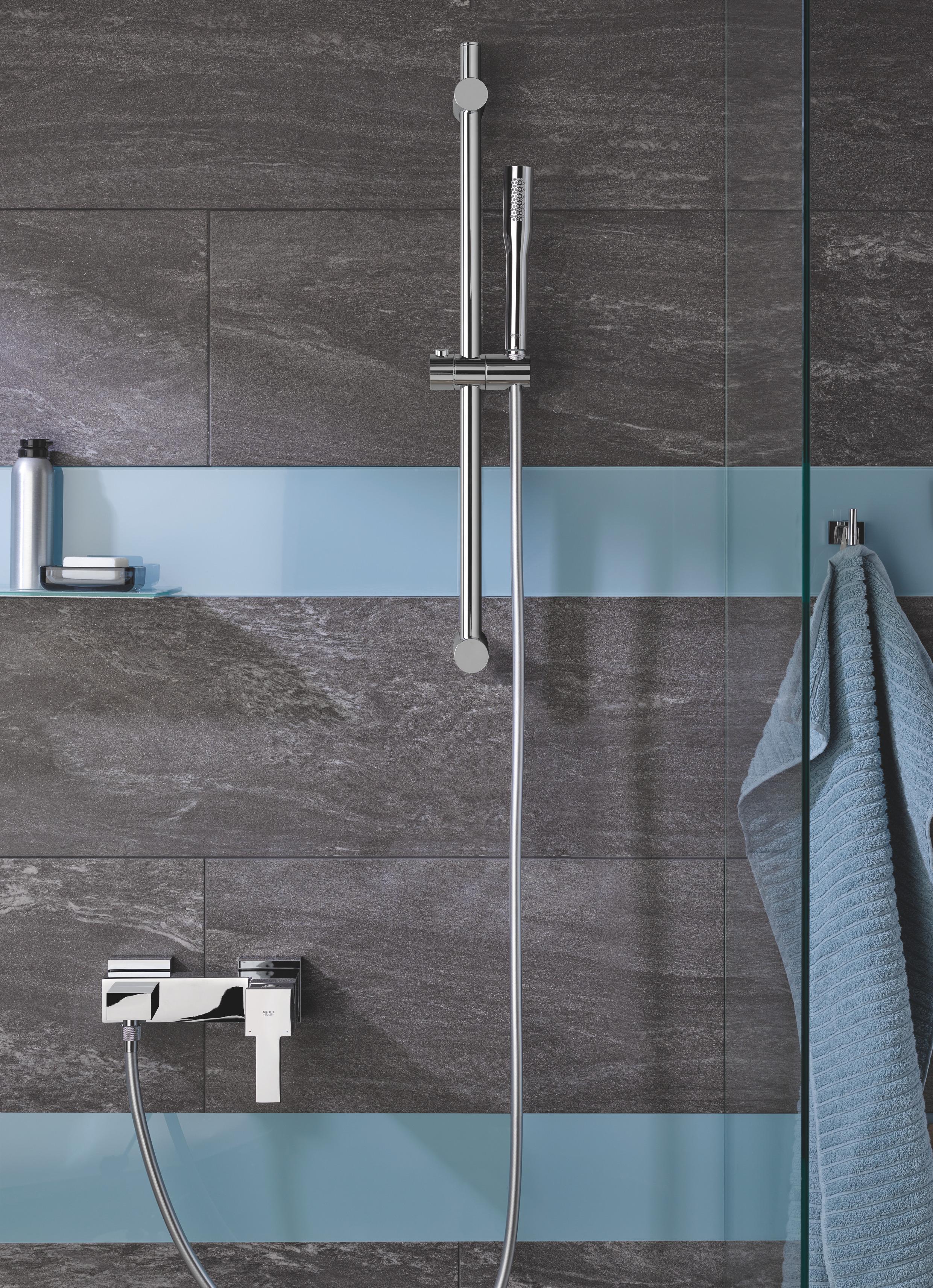 Duscharmaturen Sail Cube Chromfarben H: 17,2 Cm - Chromfarben, KONVENTIONELL, Metall (17,2cm) - Grohe