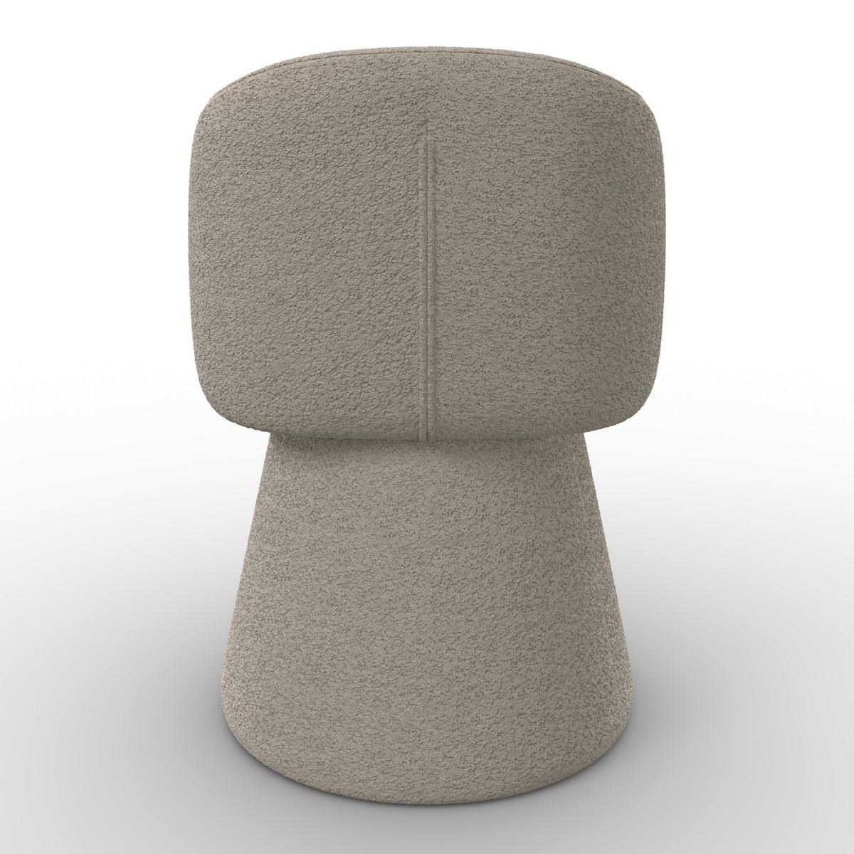 STOLIČKA S PODRÚČKAMI MAIA - sivá, Modern, kov/textil (60/84,5/59cm) - Bessagi Home