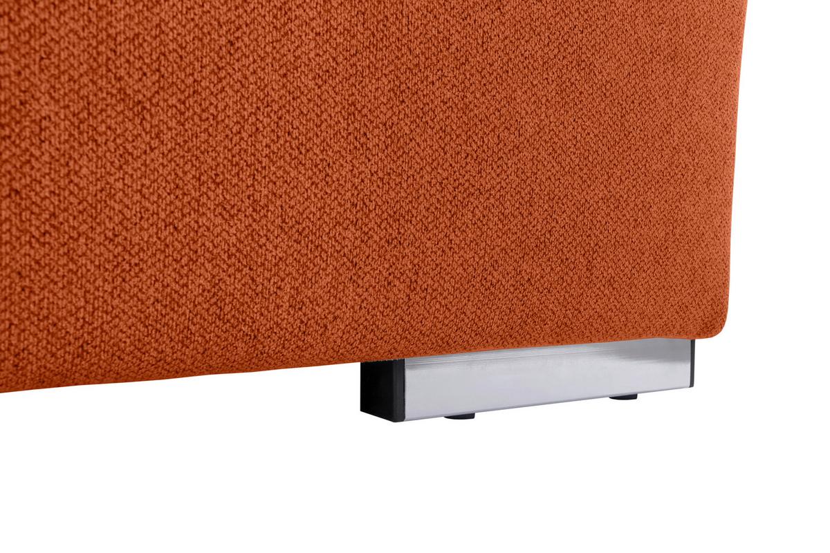 Wohnlandschaft Ramzes Terracotta U: 215x328x173 cm - Beige/Terracotta, Design, Textil (215/328/173cm) - MID.YOU