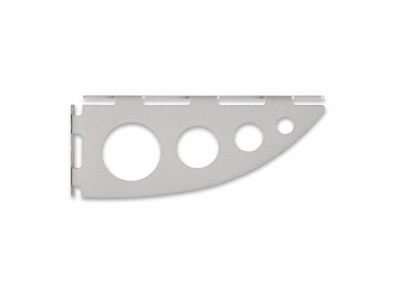 Fachbodenhalter Serenissima -sb- - Silberfarben, Metall (18cm) Fachbodenhalter Serenissima -sb- - Silberfarben, Metall (18cm)